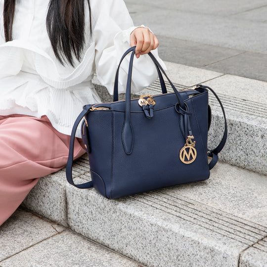 Bruna Vegan Leather Tote Bag with Wallet