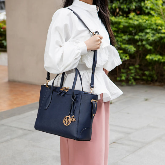 Bruna Vegan Leather Tote Bag with Wallet
