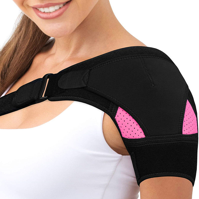 Breathable Sports Shoulder Support with Ice Pack