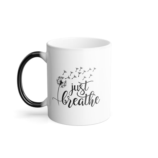 Just Breathe Dandelion Color-Changing Mug