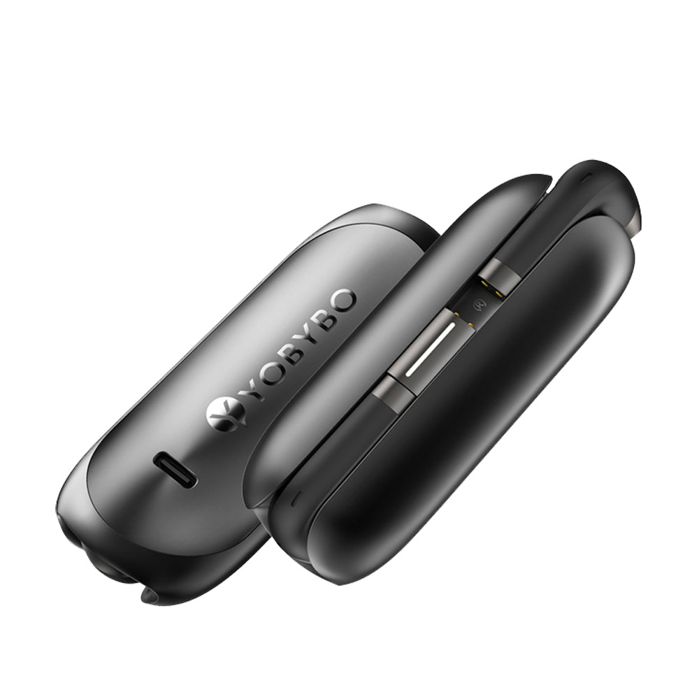 Black electronic device with &