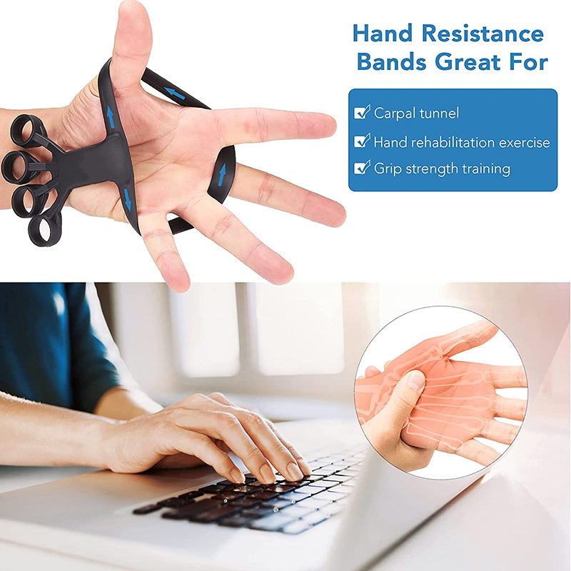 Silicone Finger &amp; Hand Strength Trainer