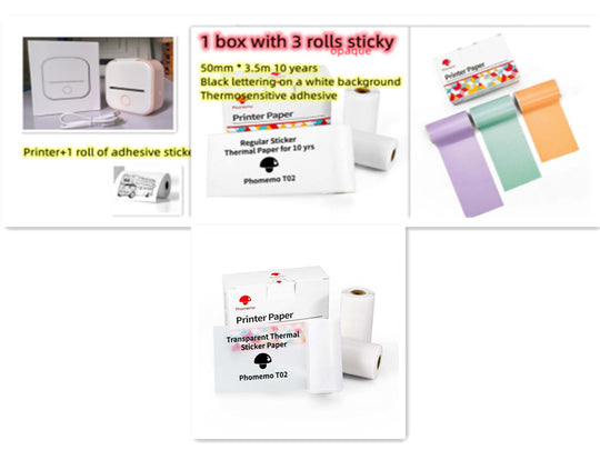 Portable Bluetooth Thermal Label Printer