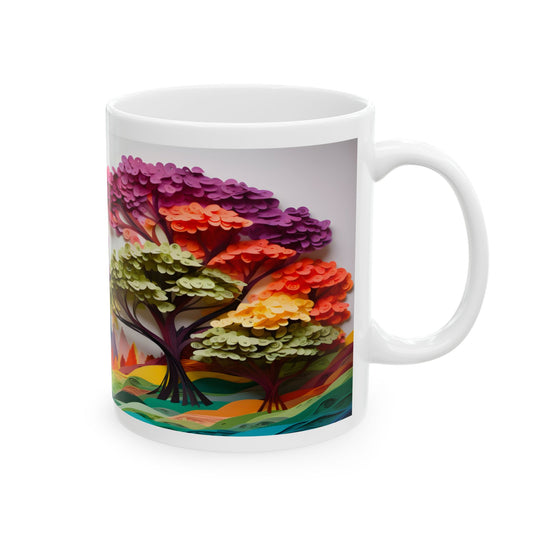 Autumn Layers Ceramic Mug – Cozy Art in Every Sip