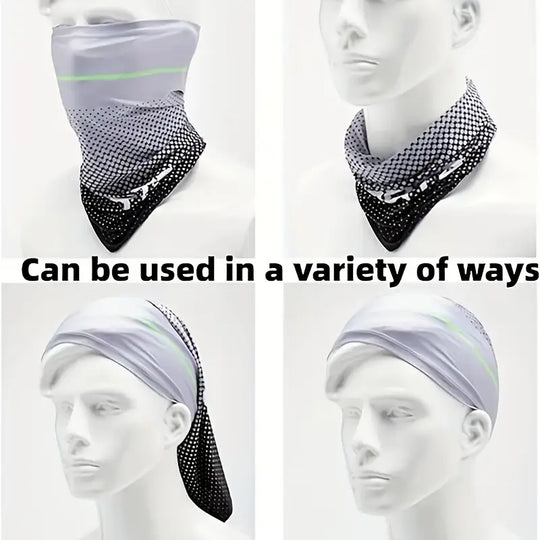 UV Cooling Arm Sleeves &amp; Face Mask Set for Outdoor Sports