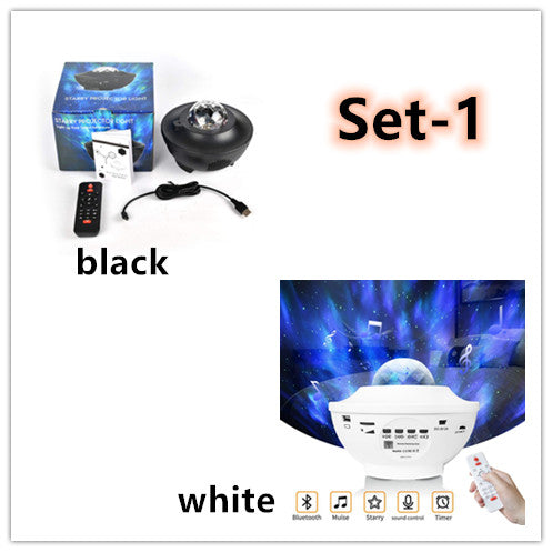 Galaxy Star Projector Night Light with Bluetooth Music