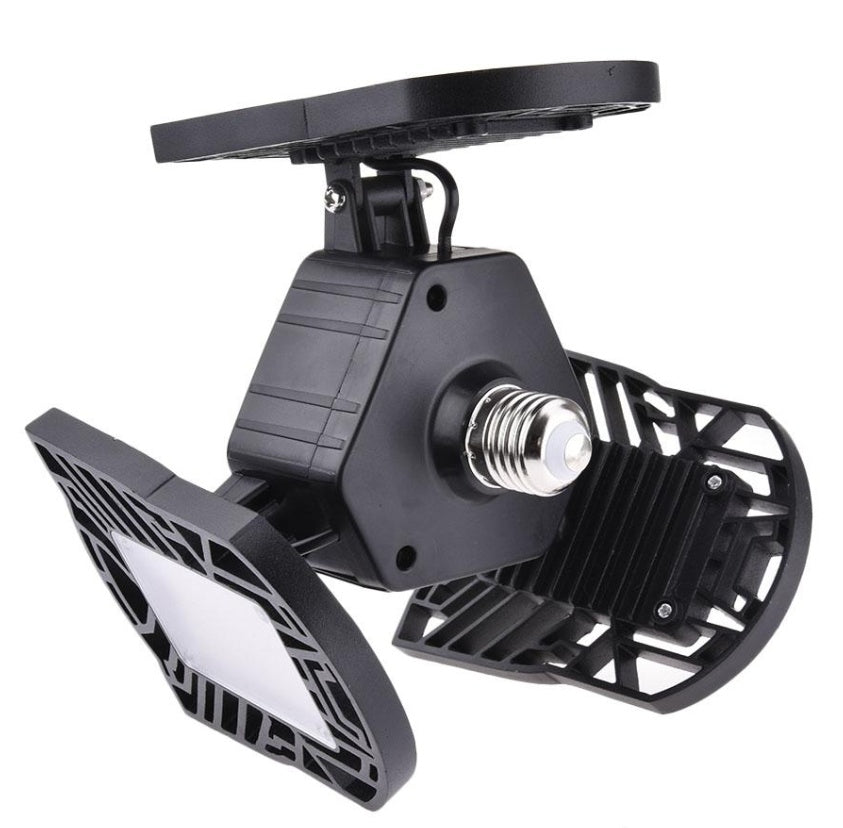Deformable LED Garage Light with Motion Sensor
