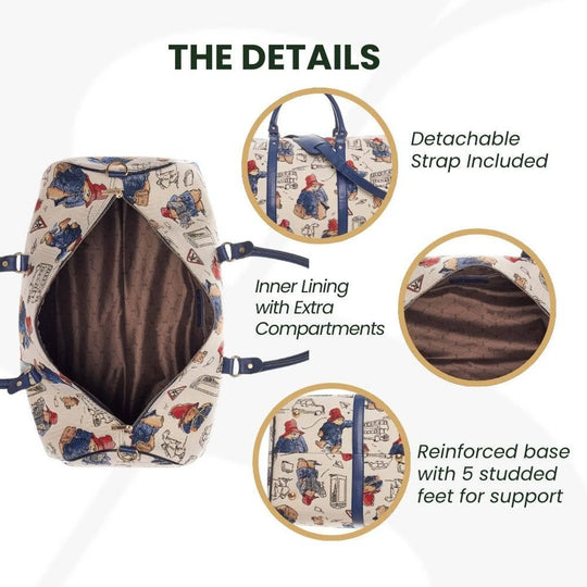 Paddington Bear Tapestry Weekender Bag