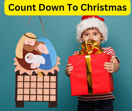 Nativity Christmas Advent Calendar with Pockets