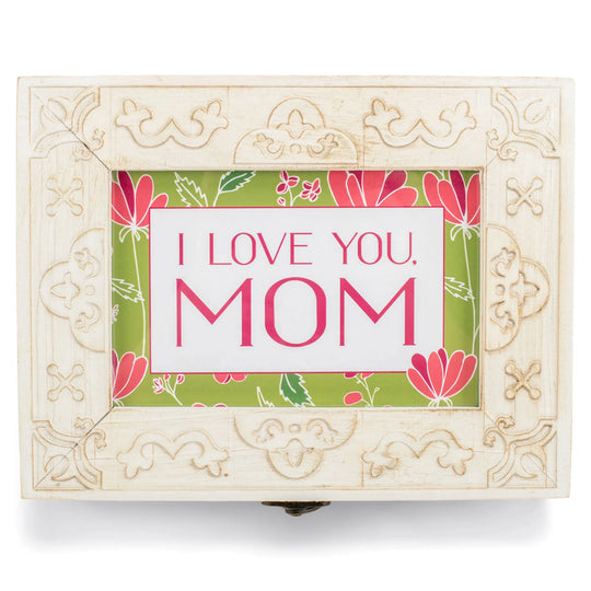 I Love You Mom Musical Keepsake &amp; Photo Box
