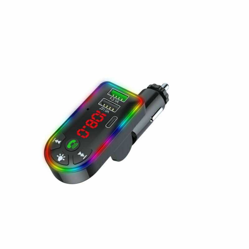 Bluetooth 5.0 FM Transmitter &amp; Car Charger