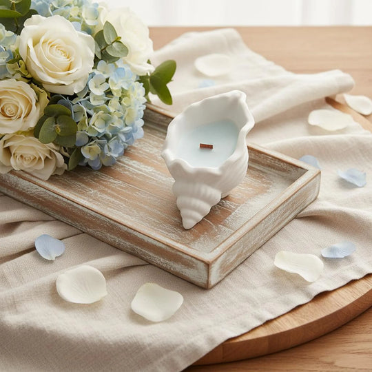 High Tide Soy Candle in Seashell Holder