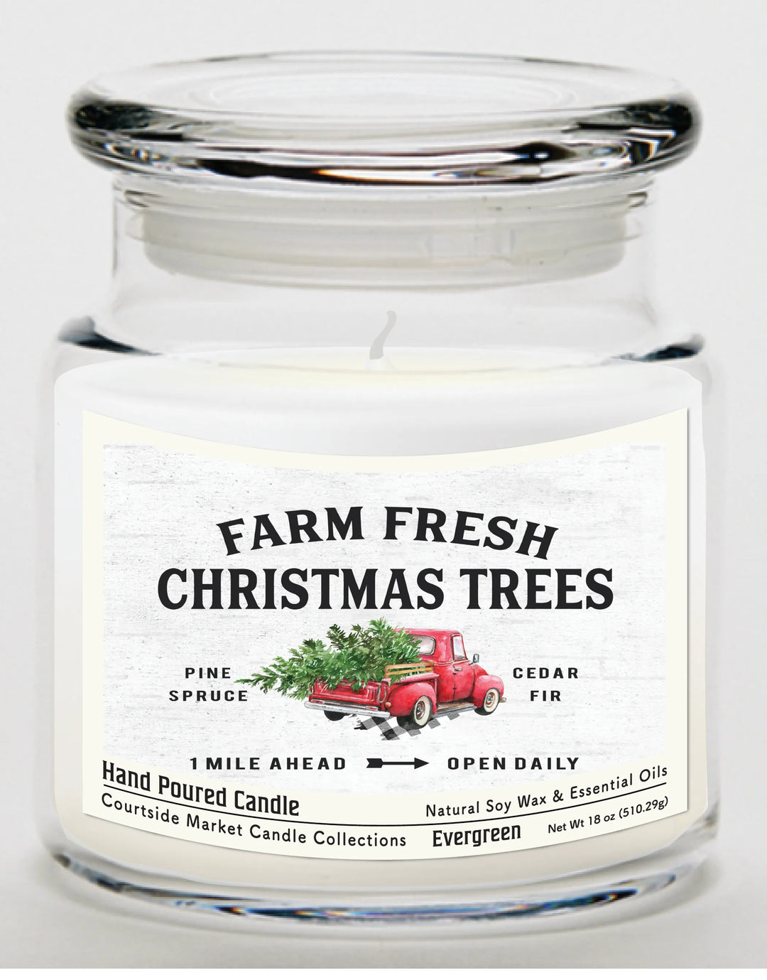 Farm Fresh Christmas Trees Soy Candle – 18 oz