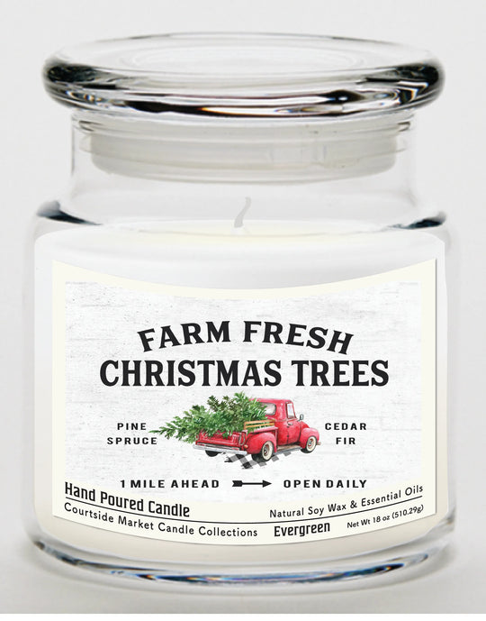Farm Fresh Christmas Trees Soy Candle – 18 oz