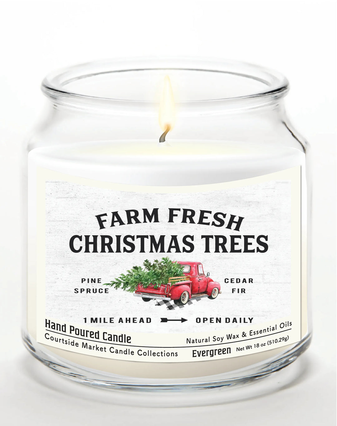 Farm Fresh Christmas Trees Soy Candle – 18 oz