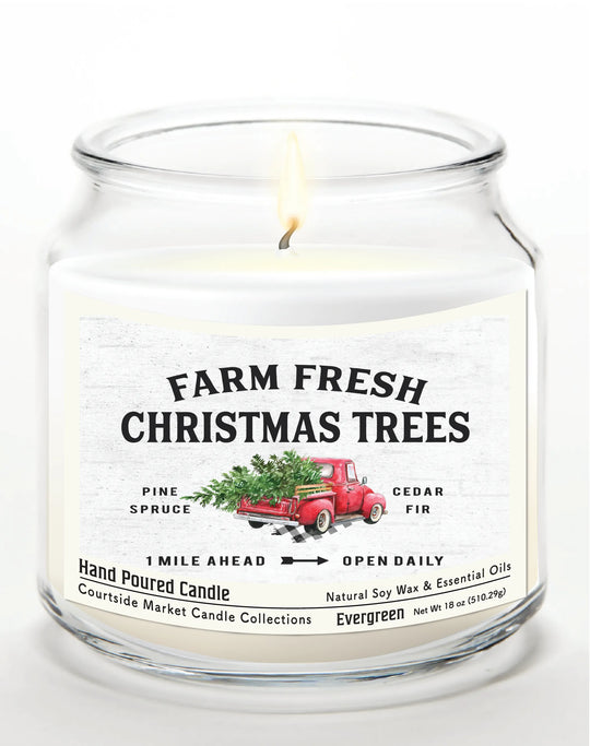 Farm Fresh Christmas Trees Soy Candle – 18 oz