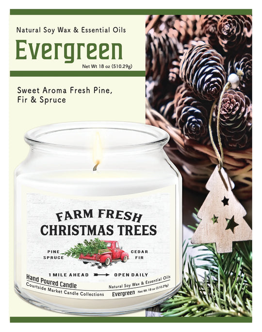 Farm Fresh Christmas Trees Soy Candle – 18 oz