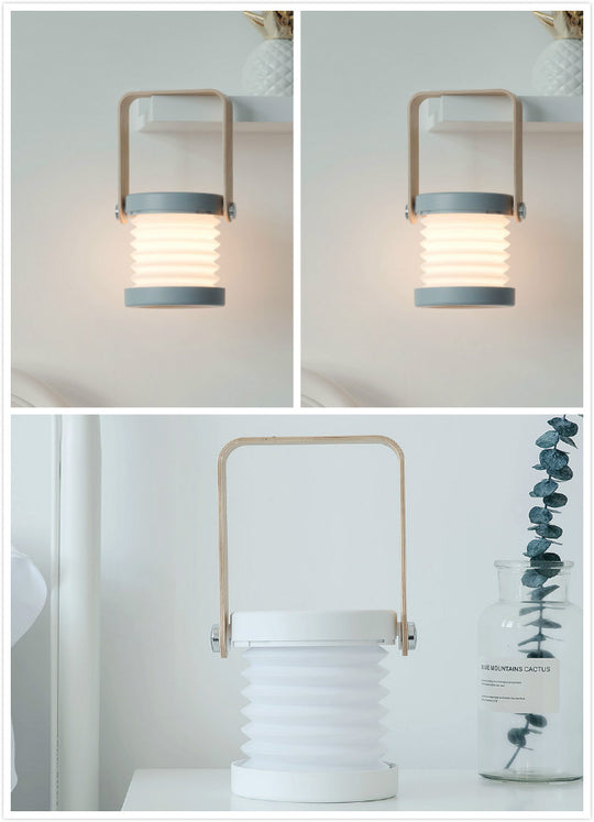 Foldable USB Rechargeable Touch LED Night Light Lantern