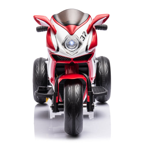 Kids Electric Ride-On Motorcycle with Lights &amp; Music