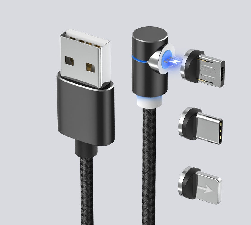 Magnetic Cable LED Magnet Charger Cable USB Cable &amp; USB Type-C USB C