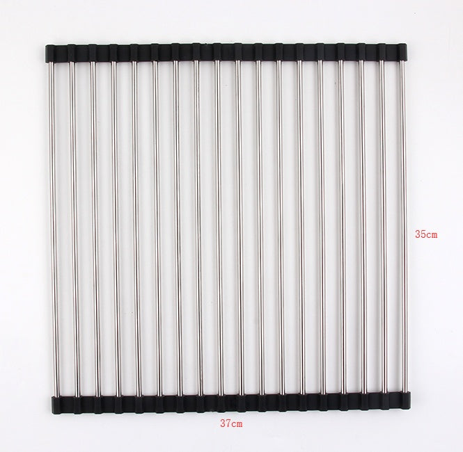 Transparent grid with black edges on a white background