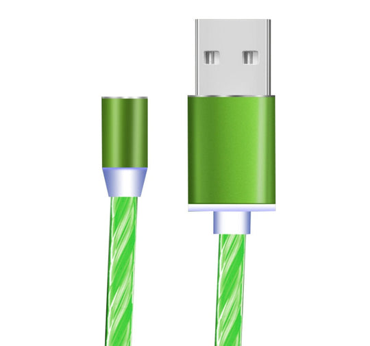 Magnetic LED Charging Cable for iPhone, Android &amp; USB-C