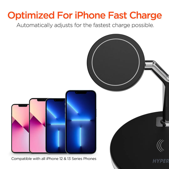HyperGear MaxCharge 3-in-1 Wireless Charging Stand