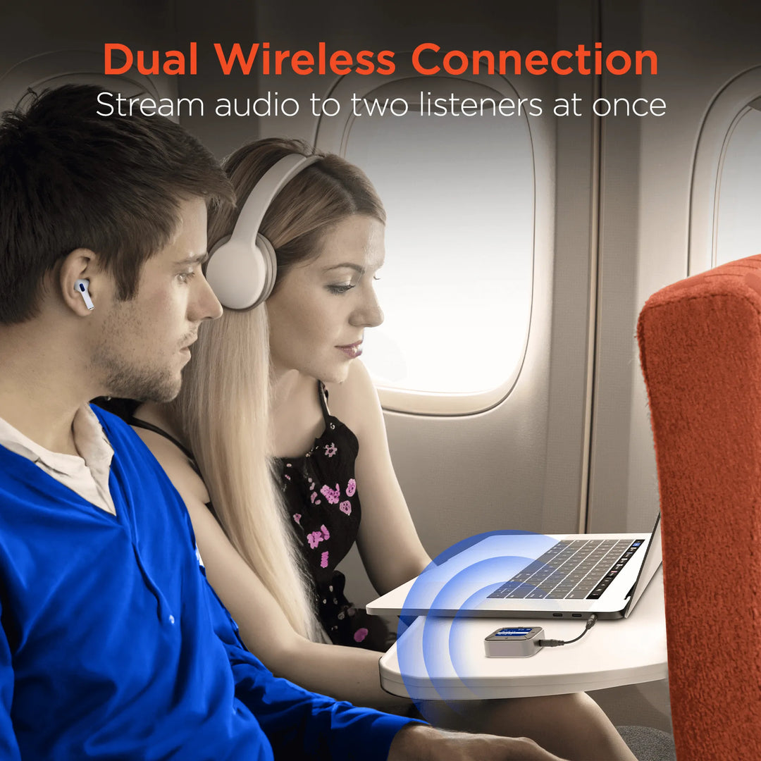 HyperGear IntelliCast Bluetooth Flight Audio Adapter