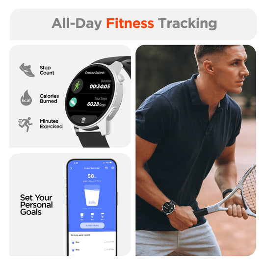 HyperGear Activ8 Smartwatch &amp; Fitness Tracker