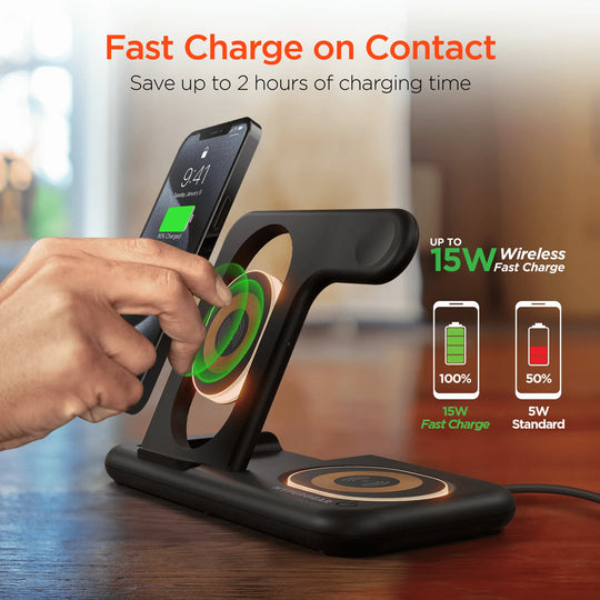 HyperGear 4-in-1 Wireless Charging Stand