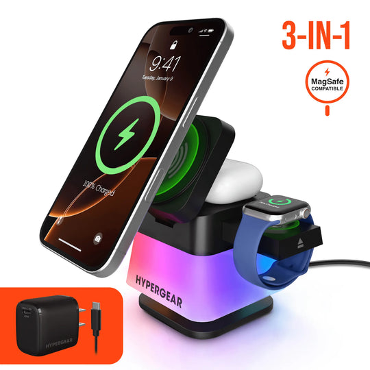 PowerFold Cube RGB 3-in-1 Wireless Charge