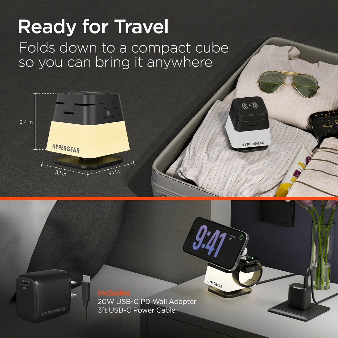 PowerFold Cube RGB 3-in-1 Wireless Charge