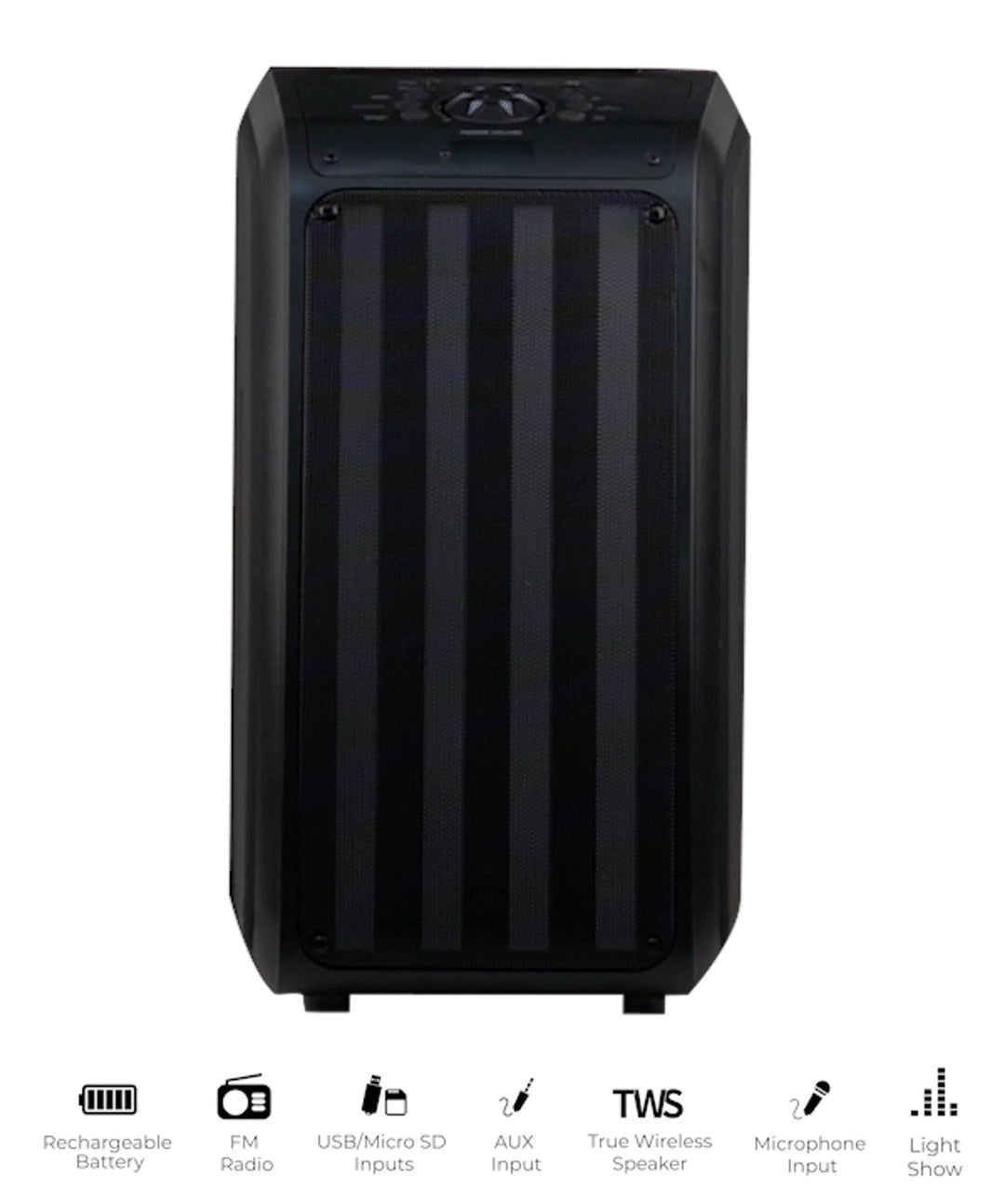 Sound Traveler Dual 6.5" Bluetooth Backpack Speaker