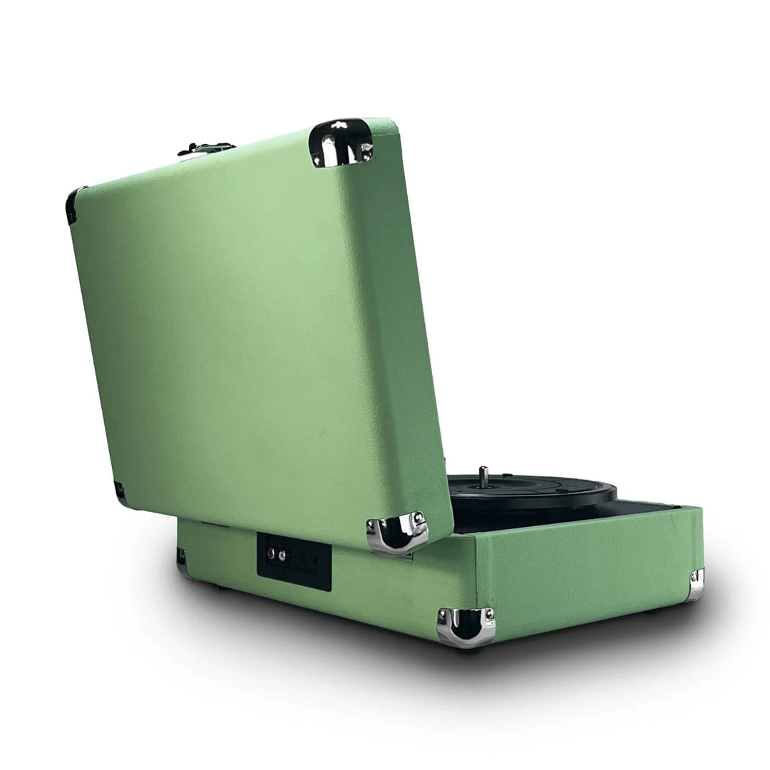 Metro Plus Portable Dual Bluetooth Suitcase Turntable