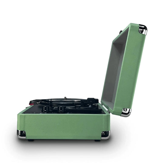Metro Plus Portable Dual Bluetooth Suitcase Turntable