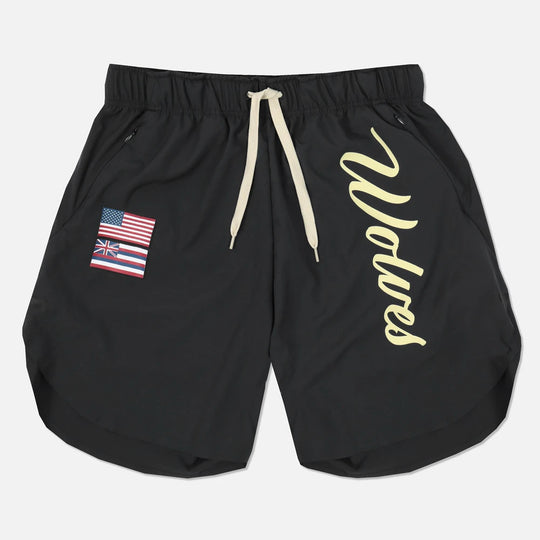 Men’s Quick-Dry Performance Training Shorts – Wolves Edition