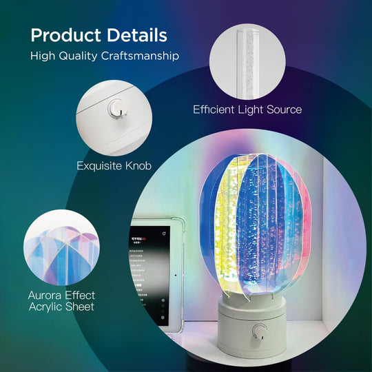 The Plastic Version Of The Aurora Lamp Is Lightweight And Easy To Carry
