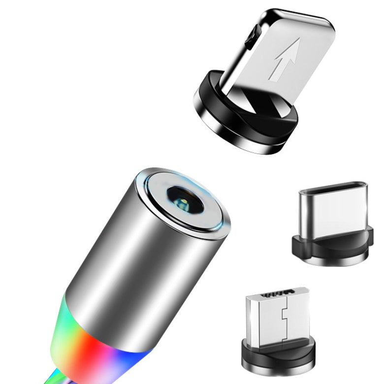 Magnetic Cable LED Magnet Charger Cable USB Cable &amp; USB Type-C USB C