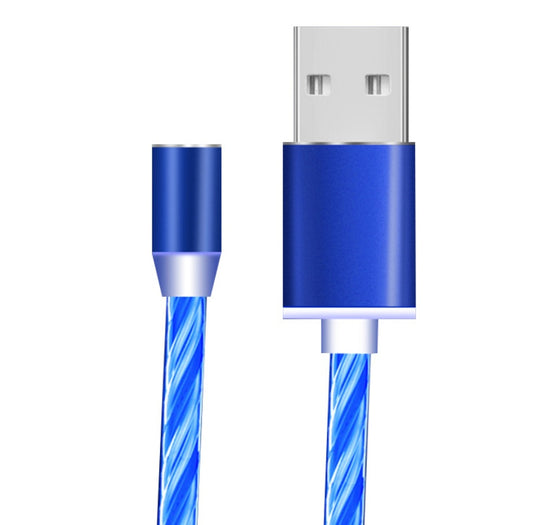 Magnetic LED Charging Cable for iPhone, Android &amp; USB-C