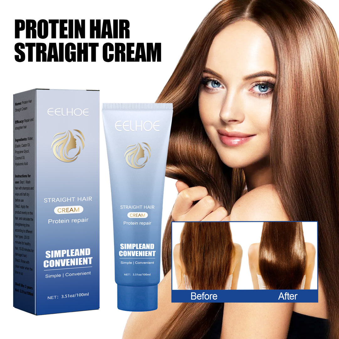 Protein Hair Straightening &amp; Smoothing Cream