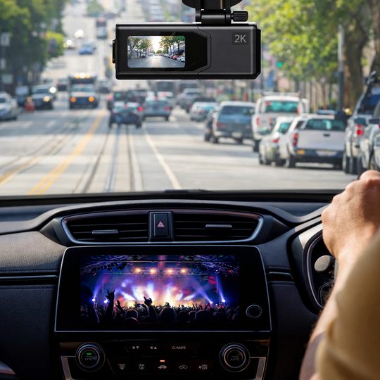 2K Smart Dash Cam with WiFi &amp; 32GB Card