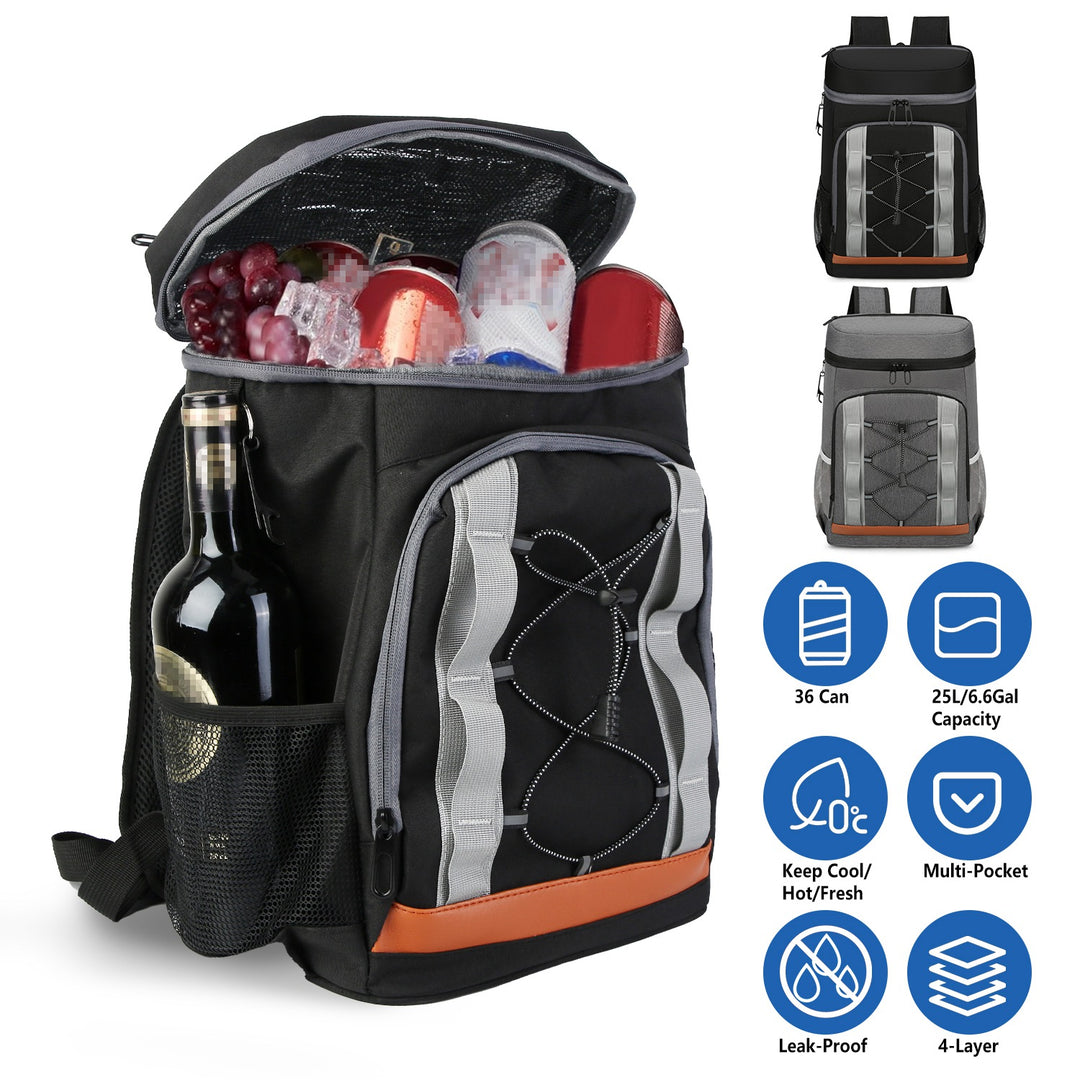 36-Can Leakproof Insulated Cooler Backpack