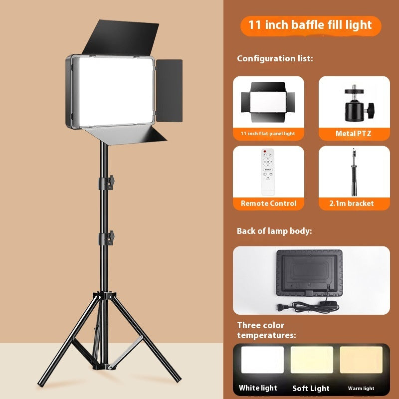11" LED Streaming Fill Light with Remote &amp; Stand
