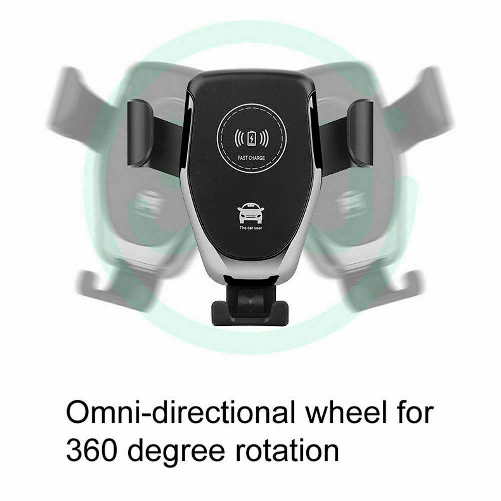 10W Qi Automatic-Clamping Wireless Car Charger