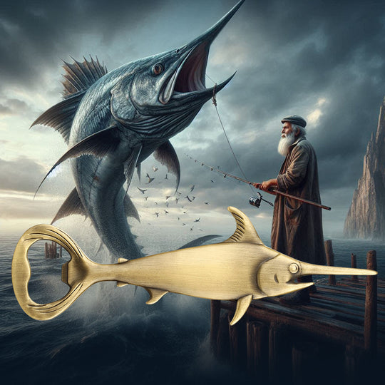 Swordfish Metal Bottle Opener