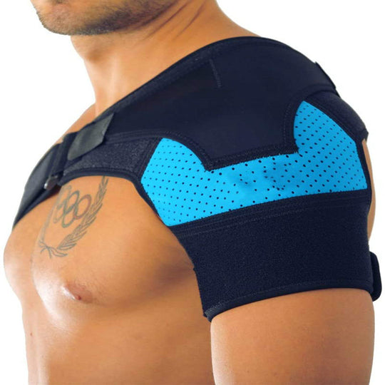 Breathable Sports Shoulder Support with Ice Pack