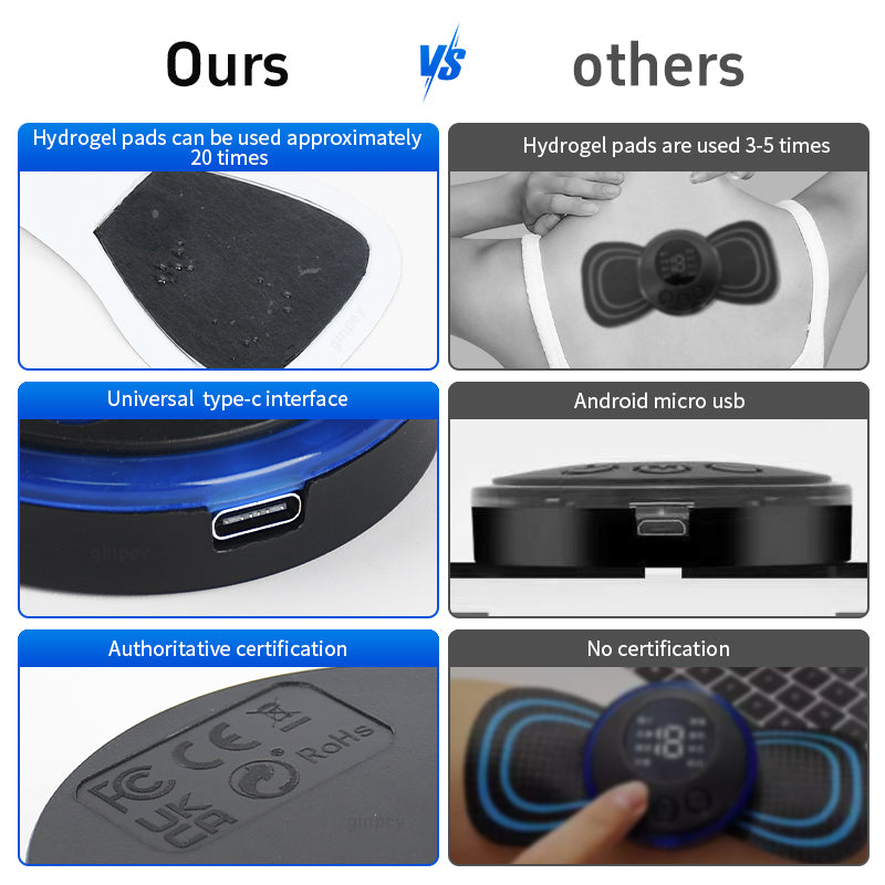 Portable EMS Neck &amp; Shoulder Massage Patch