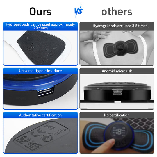 Portable EMS Neck &amp; Shoulder Massage Patch