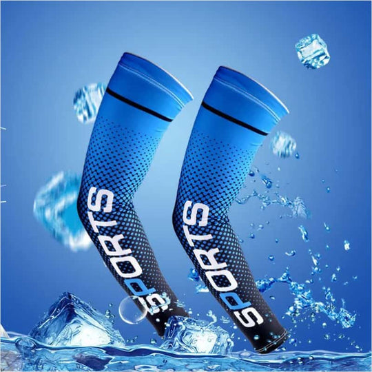 UV Cooling Arm Sleeves &amp; Face Mask Set for Outdoor Sports