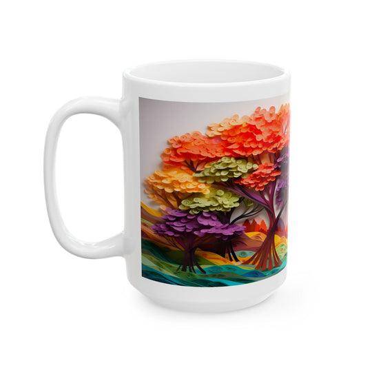 Autumn Layers Ceramic Mug – Cozy Art in Every Sip